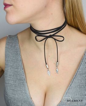 Naszyjnik choker damski czarny By Dziubeka NIL2001 (5).JPG